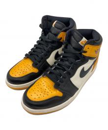 NIKE（ナイキ）の古着「Air Jordan 1 Retro High OG "Taxi"　エアジョーダン1 レトロ ハイ OG "タクシー"」｜イエロー×ブラック