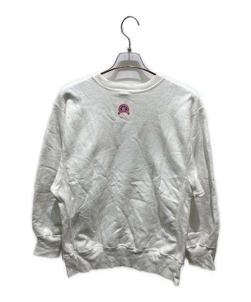 Champion REVERSE WEAVE（チャンピオン リバース ウィーブ）Champion REVERSE WEAVE (チャンピオン リバース ウィーブ) クルーネックスウェット ホワイト サイズ:XLの古着・服飾アイテム