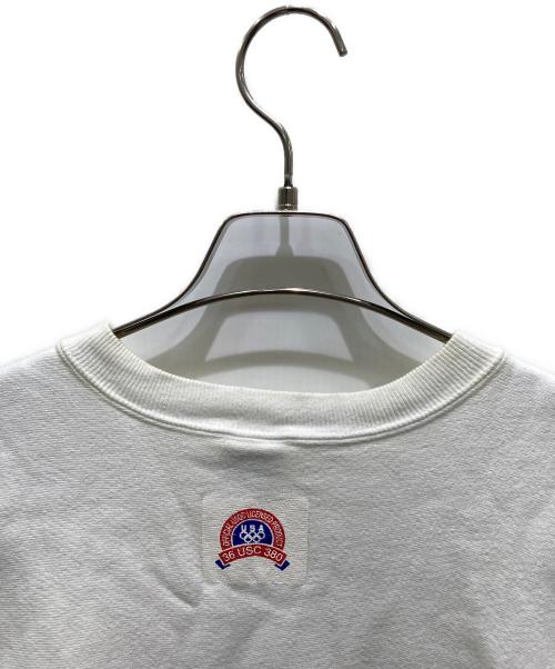 Champion REVERSE WEAVE（チャンピオン リバース ウィーブ）Champion REVERSE WEAVE (チャンピオン リバース ウィーブ) クルーネックスウェット ホワイト サイズ:XLの古着・服飾アイテム