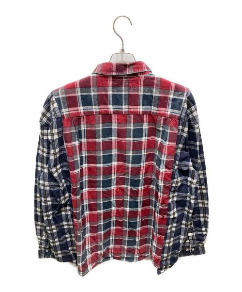 Rebuild by Needles（リビルドバイニードルス）Rebuild by Needles (リビルドバイニードルス) 再構築長袖シャツ マルチカラー サイズ:記載なしの為実寸参照の古着・服飾アイテム