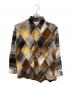 NOMA t.d.（ノーマティーディー）の古着「OMBRE PLAID DAIAMOND SHIRT」｜ブラウン