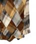 中古・古着 NOMA t.d. (ノーマティーディー) OMBRE PLAID DAIAMOND SHIRT ブラウン サイズ:3：7000円