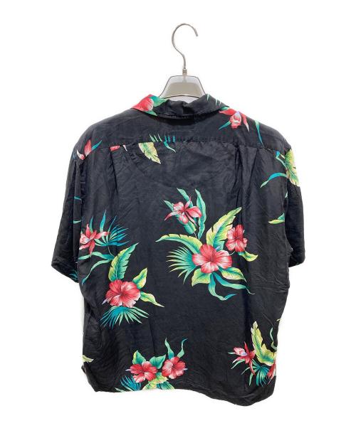 POLO RALPH LAUREN（ポロ・ラルフローレン）POLO RALPH LAUREN (ポロ・ラルフローレン) シルクアロハシャツ ブラック サイズ:Ｌの古着・服飾アイテム