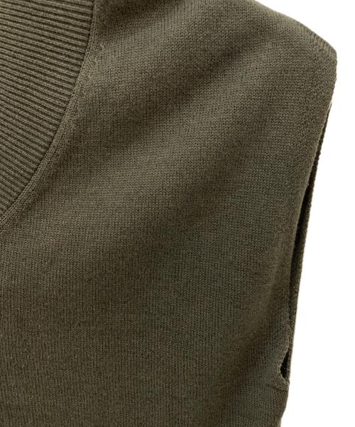 haunt（ハウント）haunt (ハウント) ニットベスト オリーブ サイズ:Fの古着・服飾アイテム