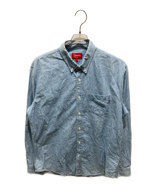 SUPREME（シュプリーム）SUPREME (シュプリーム) 長袖シャツ スカイブルー サイズ:Ｌの古着・服飾アイテム