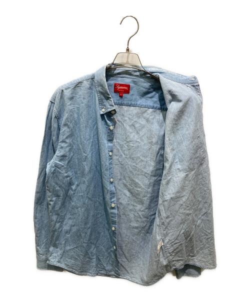 SUPREME（シュプリーム）SUPREME (シュプリーム) 長袖シャツ スカイブルー サイズ:Ｌの古着・服飾アイテム