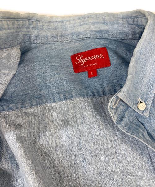 SUPREME（シュプリーム）SUPREME (シュプリーム) 長袖シャツ スカイブルー サイズ:Ｌの古着・服飾アイテム