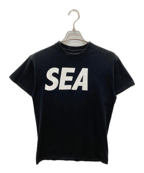 WIND AND SEA（ウィンダンシー）WIND AND SEA (ウィンダンシー) ロゴプリントTシャツ ブラック サイズ:Ｍの古着・服飾アイテム