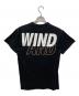 WIND AND SEA (ウィンダンシー) ロゴプリントTシャツ ブラック サイズ:Ｍ：4000円
