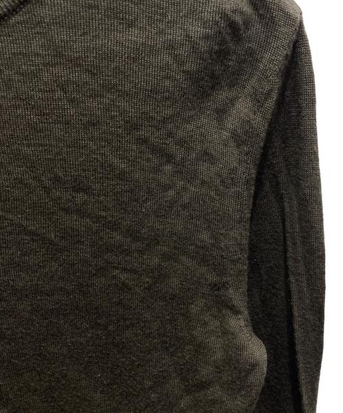 Mame Kurogouchi（マメクロゴウチ）Mame Kurogouchi (マメクロゴウチ) Detachable Embroidery Cuff Knitted Top カーキ サイズ:2の古着・服飾アイテム