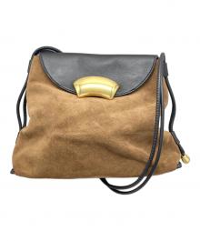 3.1 phillip lim（スリーワンフィリップリム）の古着「ID Petite Soft Shoulder Bag　ショルダーバッグ」｜ブラウン