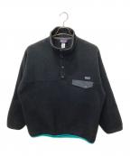 Patagoniaパタゴニア）の古着「シンチラスナップTフリースジャケット」｜ブラック