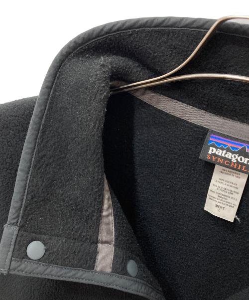 Patagonia（パタゴニア）Patagonia (パタゴニア) シンチラスナップTフリースジャケット ブラック サイズ:Lの古着・服飾アイテム