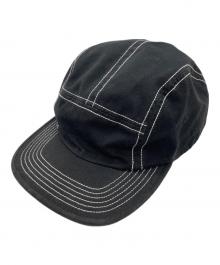 SUPREME（シュプリーム）の古着「fitted rear patch camp cap」｜ブラック