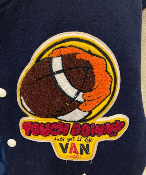 VAN（ヴァン）VAN (ヴァン) スタジャン ネイビー サイズ:Lの古着・服飾アイテム