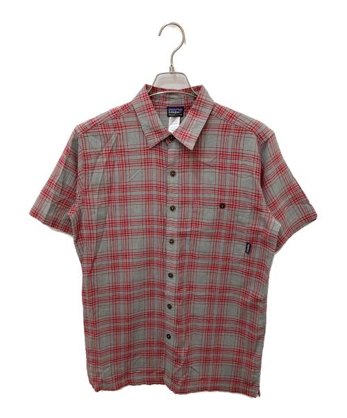Patagonia（パタゴニア）Patagonia (パタゴニア) A/C Shirt レッド×グレー サイズ:Sの古着・服飾アイテム