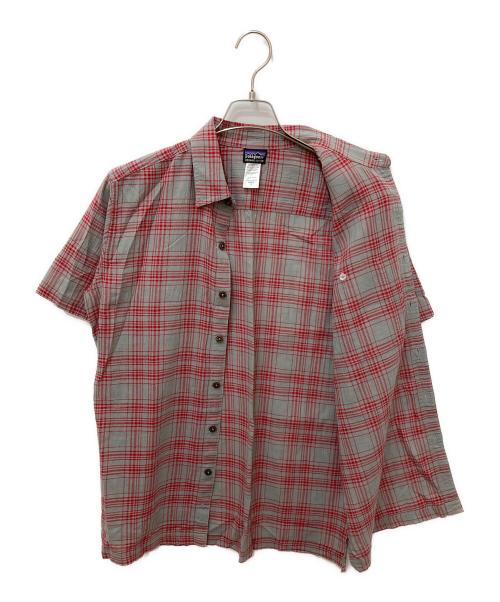 Patagonia（パタゴニア）Patagonia (パタゴニア) A/C Shirt レッド×グレー サイズ:Sの古着・服飾アイテム