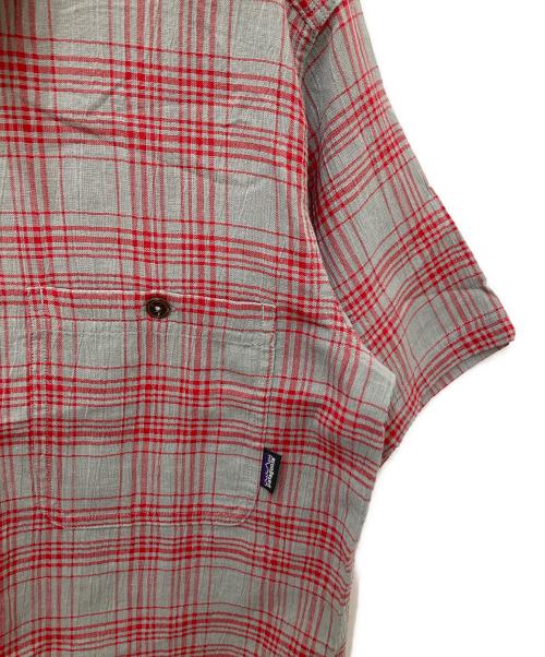Patagonia（パタゴニア）Patagonia (パタゴニア) A/C Shirt レッド×グレー サイズ:Sの古着・服飾アイテム
