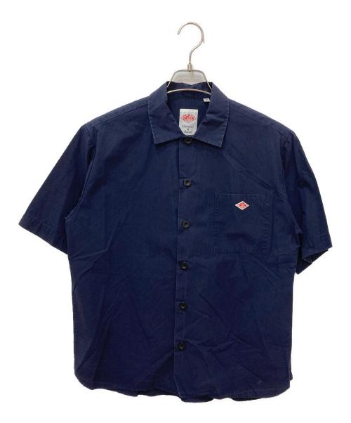 DANTON（ダントン）DANTON (ダントン) ワークシャツ半袖シャツ ネイビー サイズ:38の古着・服飾アイテム