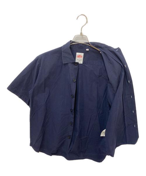 DANTON（ダントン）DANTON (ダントン) ワークシャツ半袖シャツ ネイビー サイズ:38の古着・服飾アイテム