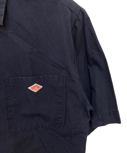 DANTON（ダントン）DANTON (ダントン) ワークシャツ半袖シャツ ネイビー サイズ:38の古着・服飾アイテム