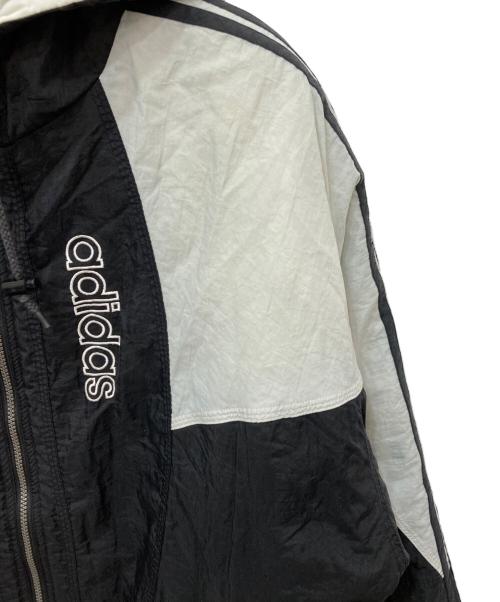 adidas（アディダス）adidas (アディダス) トレフォイルフーデッドジャケット ブラック サイズ:Lの古着・服飾アイテム