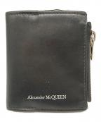 ALEXANDER McQUEENアレキサンダーマックイーン）の古着「レザー2つ折り財布」｜ブラック