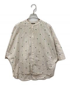 中古・古着通販】shrimps (シュリンプス) レースブラウス イエロー