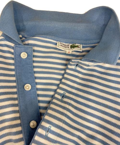 LACOSTE（ラコステ）LACOSTE (ラコステ) ポロシャツ ブルー サイズ:4の古着・服飾アイテム