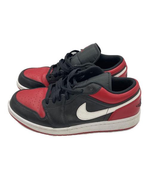 NIKE（ナイキ）NIKE (ナイキ) Air Jordan 1 Low レッド×ブラック サイズ:27の古着・服飾アイテム
