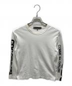 GOOD DESIGN SHOP COMME des GARCONSグッドデザインショップ コムデギャルソン）の古着「ロングスリーブカットソー」｜ホワイト