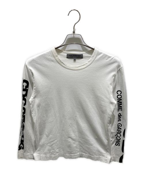 GOOD DESIGN SHOP COMME des GARCONS（グッドデザインショップ コムデギャルソン）GOOD DESIGN SHOP COMME des GARCONS (グッドデザインショップ コムデギャルソン) ロングスリーブカットソー ホワイト サイズ:Ｓの古着・服飾アイテム