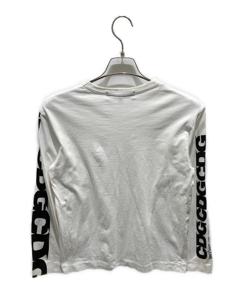 GOOD DESIGN SHOP COMME des GARCONS（グッドデザインショップ コムデギャルソン）GOOD DESIGN SHOP COMME des GARCONS (グッドデザインショップ コムデギャルソン) ロングスリーブカットソー ホワイト サイズ:Ｓの古着・服飾アイテム