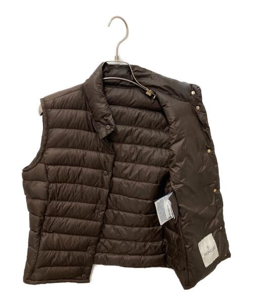 MONCLER（モンクレール）MONCLER (モンクレール) LIANE ダウンベスト ブラウン サイズ:Lの古着・服飾アイテム