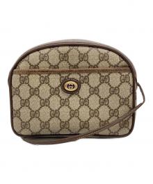 GUCCI（グッチ）の古着「ショルダーバッグ　GGスプリーム　OLD GUCCI」｜ブラウン