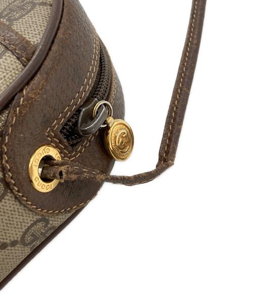 GUCCI（グッチ）GUCCI (グッチ) ショルダーバッグ　GGスプリーム　OLD GUCCI ブラウンの古着・服飾アイテム