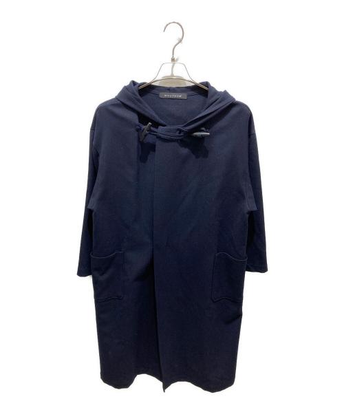 mizuiro-ind（ミズイロインド）mizuiro-ind (ミズイロインド) ダッフルロングコート ネイビー サイズ:記載なしの為実寸参照の古着・服飾アイテム