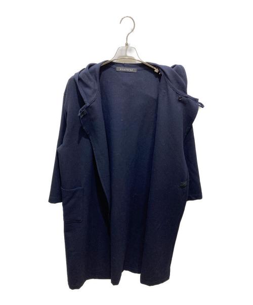 mizuiro-ind（ミズイロインド）mizuiro-ind (ミズイロインド) ダッフルロングコート ネイビー サイズ:記載なしの為実寸参照の古着・服飾アイテム