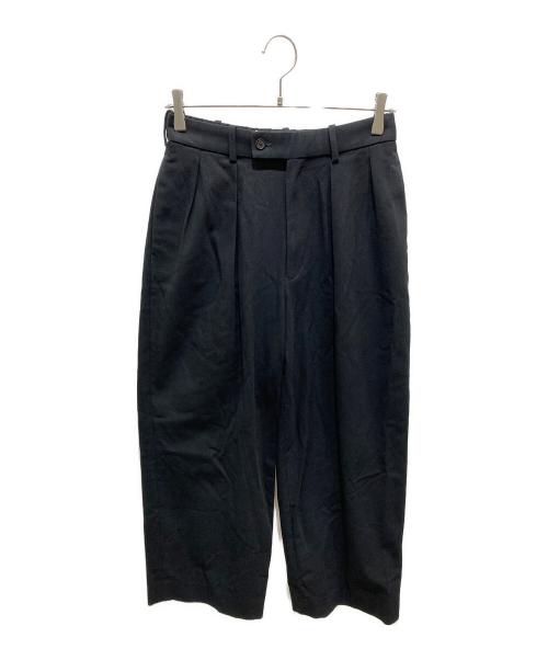MARKAWARE（マーカウェア）MARKAWARE (マーカウェア) DOUBLE PLEATED TROUSERS ブラック サイズ:1の古着・服飾アイテム