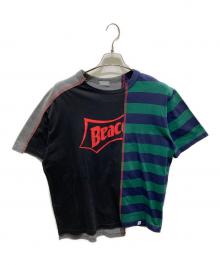 kolor/BEACON（カラービーコン）の古着「ドッキングカットソー」｜ブラック