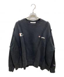 DISCOVERED（ディスカバード）の古着「WIDE CHAMP SWEAT」｜ブラック