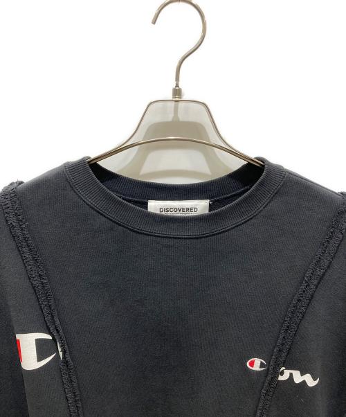 DISCOVERED（ディスカバード）DISCOVERED (ディスカバード) WIDE CHAMP SWEAT ブラック サイズ:Fの古着・服飾アイテム