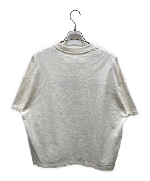 JIL SANDER（ジルサンダー）JIL SANDER (ジルサンダー) ロゴプリントTシャツ ホワイト サイズ:XLの古着・服飾アイテム