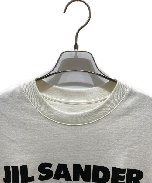 JIL SANDER（ジルサンダー）JIL SANDER (ジルサンダー) ロゴプリントTシャツ ホワイト サイズ:XLの古着・服飾アイテム