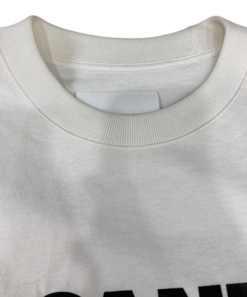JIL SANDER（ジルサンダー）JIL SANDER (ジルサンダー) ロゴプリントTシャツ ホワイト サイズ:XLの古着・服飾アイテム