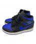 NIKE (ナイキ) Air Jordan 1 Mid ブルー×ブラック サイズ:25：6000円
