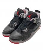 NIKEナイキ）の古着「Air Jordan 4 Retro　エアジョーダン4 レトロ　スニーカー」｜ブラック