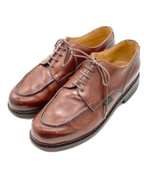 PARABOOT（パラブーツ）PARABOOT (パラブーツ) Uチップシューズ ブラウン サイズ:8の古着・服飾アイテム