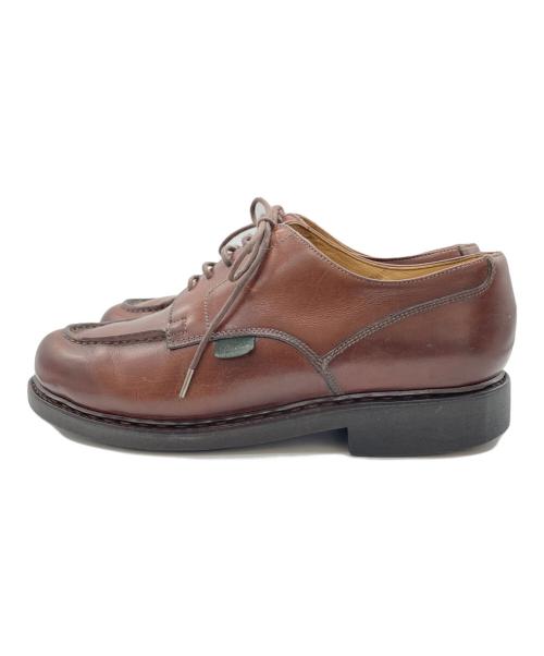 PARABOOT（パラブーツ）PARABOOT (パラブーツ) Uチップシューズ ブラウン サイズ:8の古着・服飾アイテム