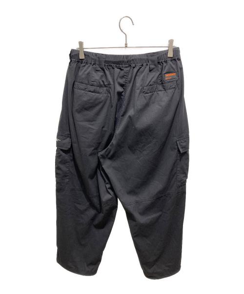 TIGHTBOOTH PRODUCTION（タイトブースプロダクション）TIGHTBOOTH PRODUCTION (タイトブースプロダクション) SEERSUCKER CARGO BALLOON PANTS ブラック サイズ:Ｌの古着・服飾アイテム